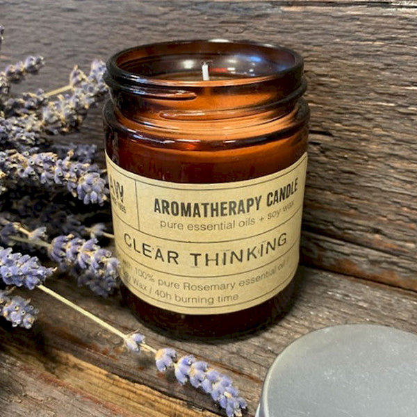 Aromatherapy Candle - Clear Thinking (Rosemary)