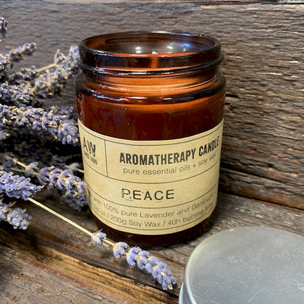 Aromatherapy Candle - Peace (Lavender & Geranium)