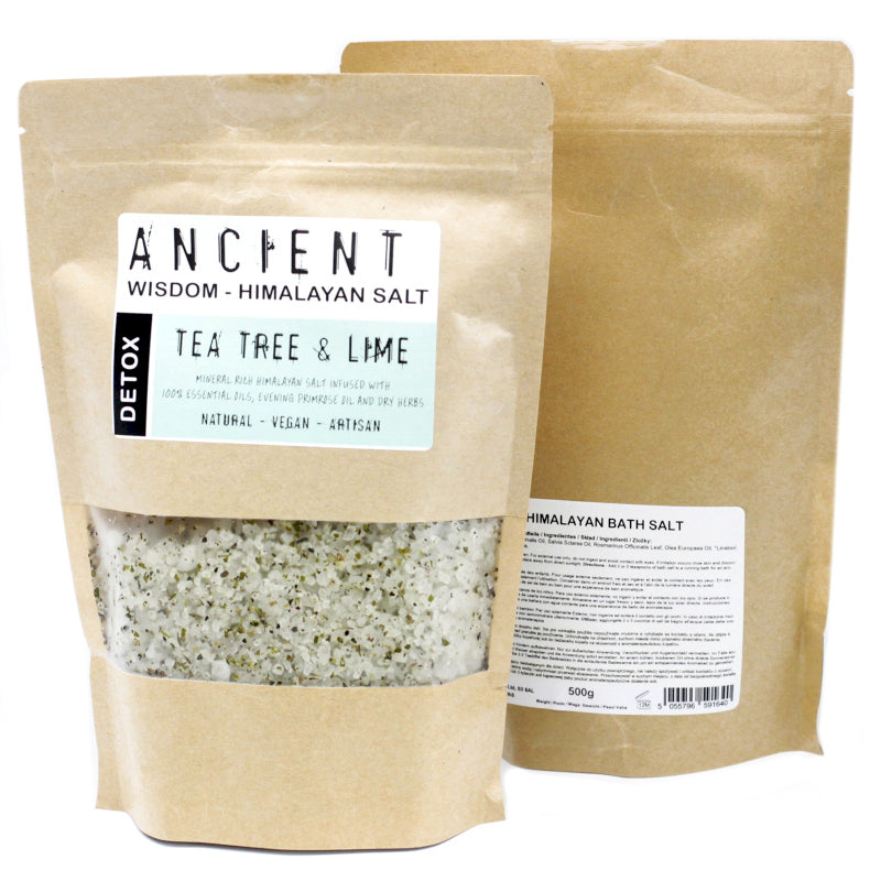 Himalayan Bath Salt Blend 500g - Detox / Tea Tree