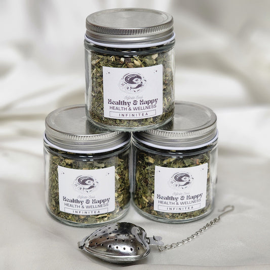 Infinitea Healthy & Happy: Health & Wellness Organic Herbal Tea Blend