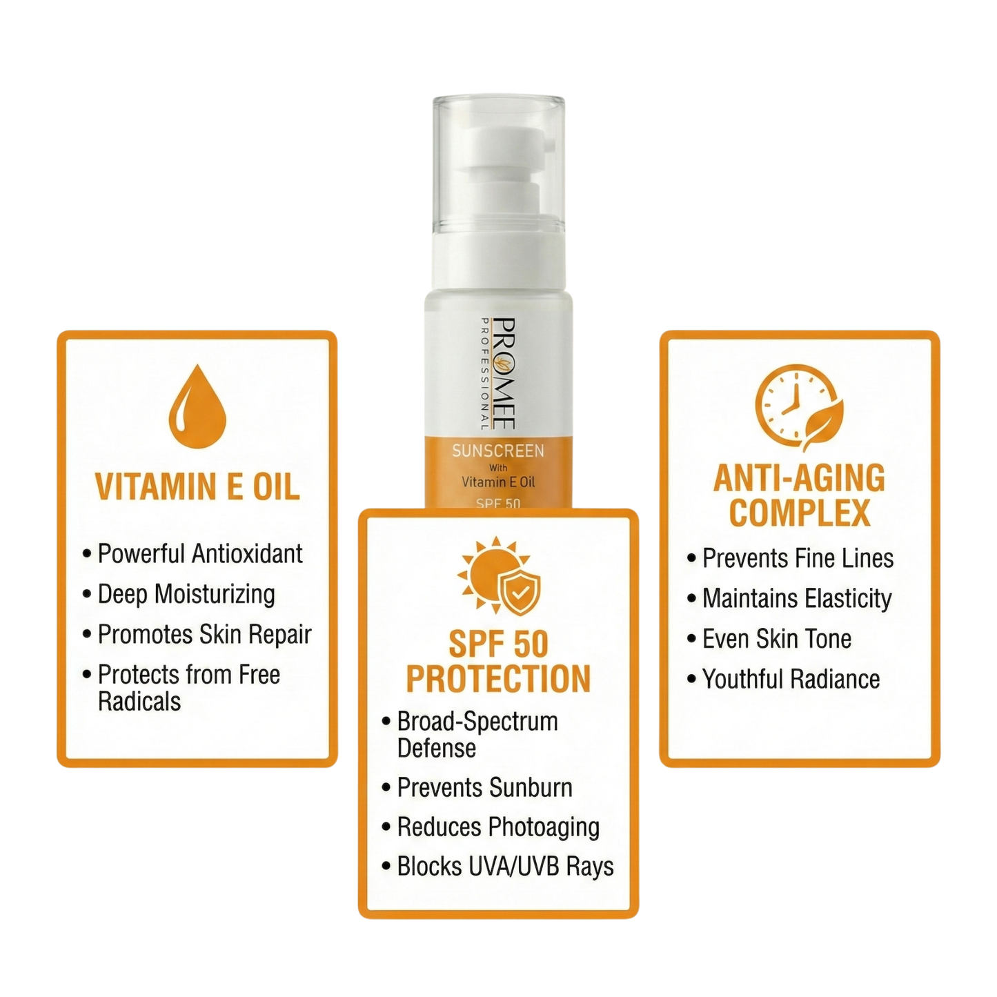 SPF 50 PA++++ Sunscreen with Vitamin E 50ml