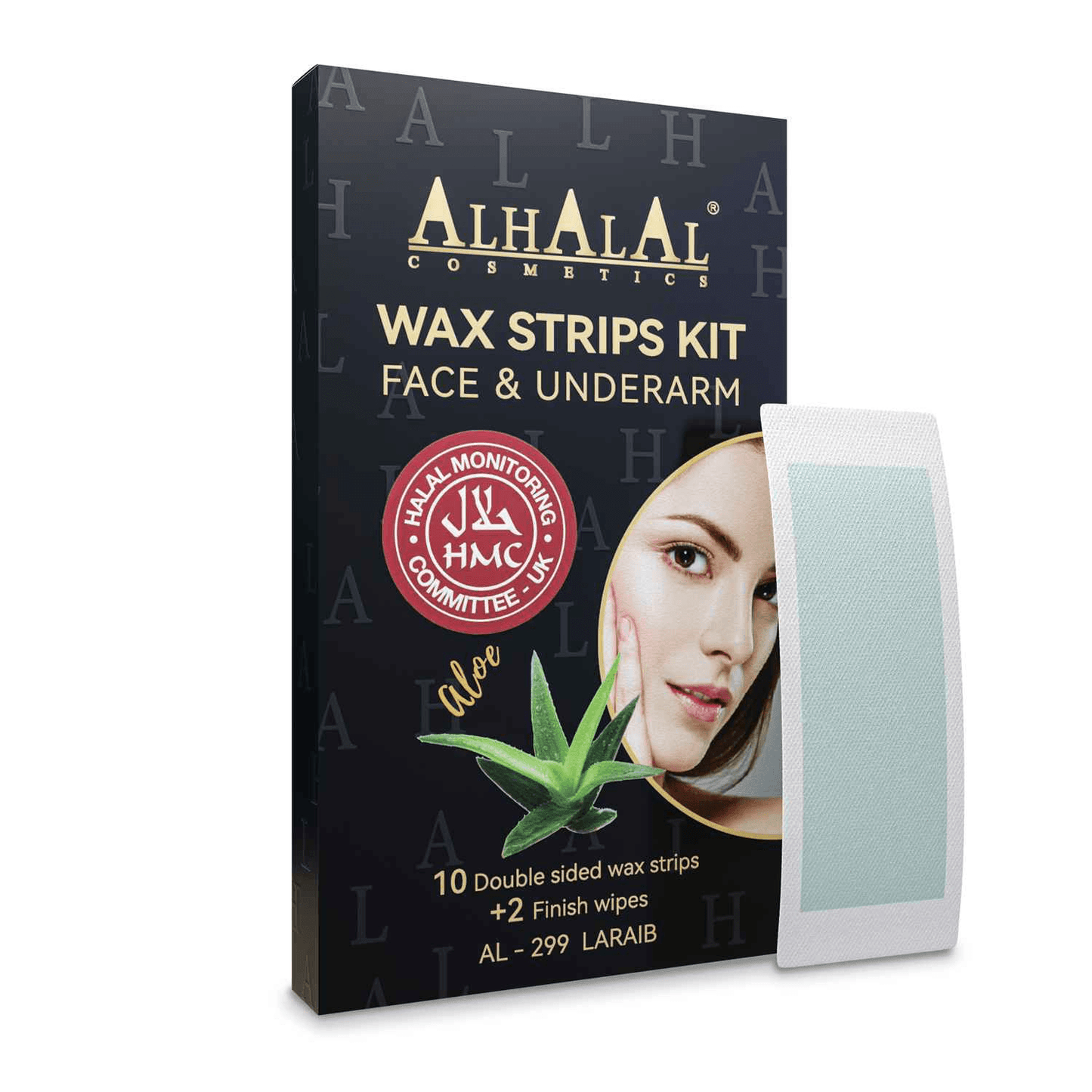 AL-299 LARAIB WAXSTRIP VOOR GEZICHT EN OKSEL