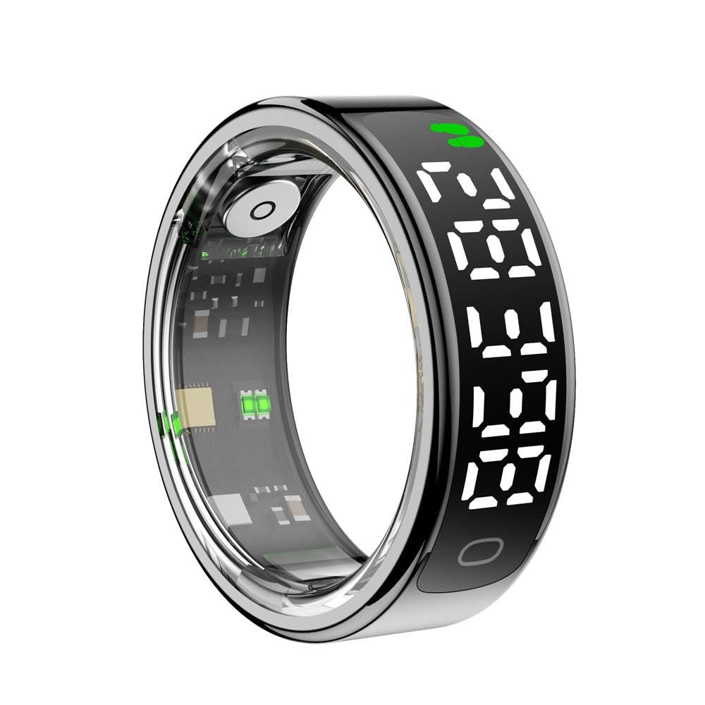 Smart Health Ring - Radiant Silver-11-20.7 mm