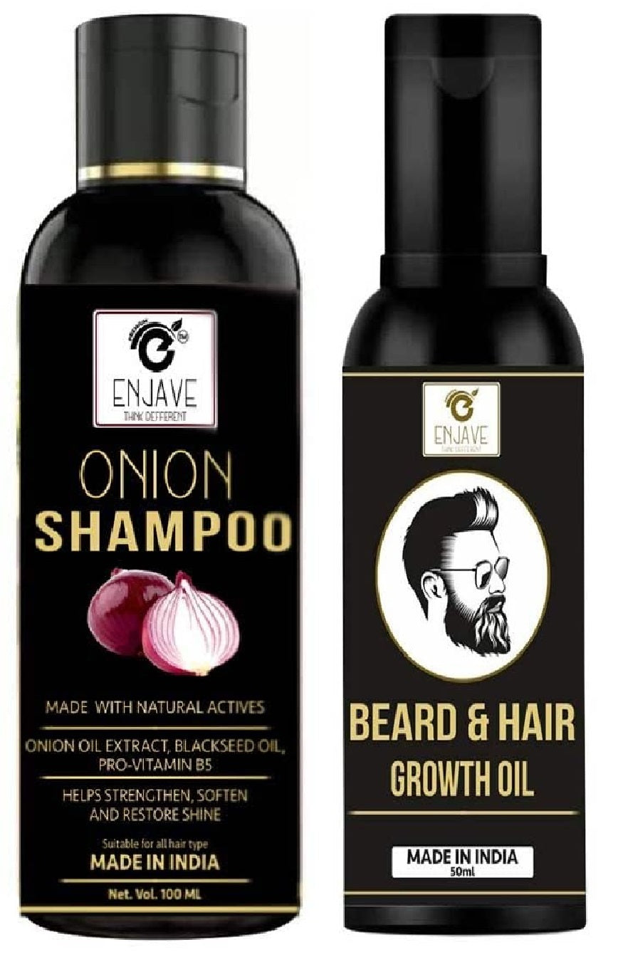 Beard Growth oil & Onion Shampoo