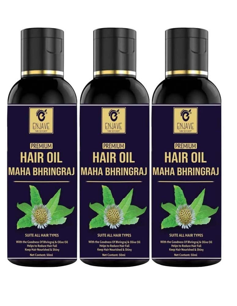 Pack of 03 Maha Bhringraj Herbal Hair Oil